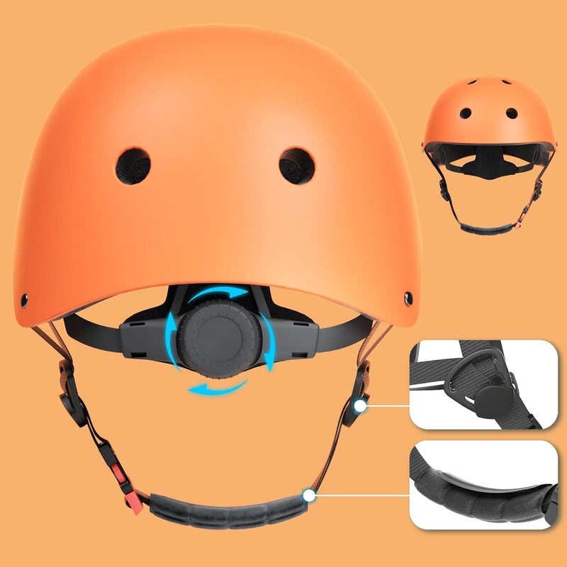 67i Kids Bike Helmet Toddler Helmets for Ages 3-8 Years Old Girls Boys Kid Adjustable Skateboard Bicycle Helmets Multi-Sport Ventilation Skateboarding Cycling Scooter Roller Skate Helmet - Image 5